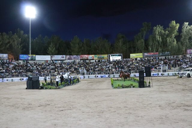 برگزاری دومین شب از مسابقات ملی زیبایی اسب‌های عرب